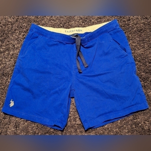 U.S.Polo Assn. Twill Men's Royal Blue Pullon Short Sz. XL - Picture 1 of 5